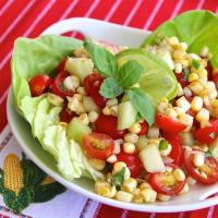 Easy Cherry Tomato Corn Salad image