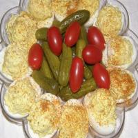 Chips and Dip Deviled Eggs image