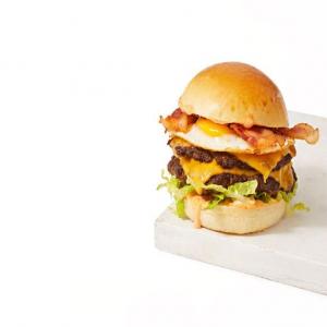 Beef-Mushroom Smash Burgers image