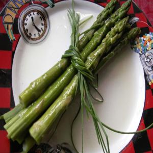 Asparagus With Truffle Oil Vinaigrette image
