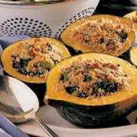 Acorn Squash with Spinach Stuffing_image