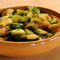 Roasted Brussels Sprouts with Orange-Butter Sauce image