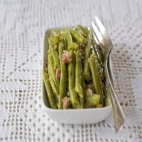 Snap Beans with Mustard and Country Ham image