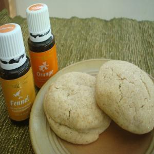 Orange Powdered Sugar Cookies image