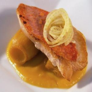 Braised Fennel and Line-Caught Lagoon Fish image