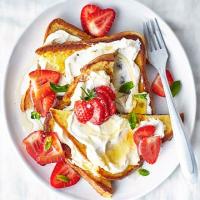 Ricotta strawberry French toast image