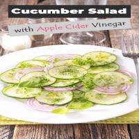 Cucumber Salad with Apple Cider Vinegar_image