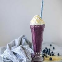 Spiked Blueberry Pie Milkshakes image