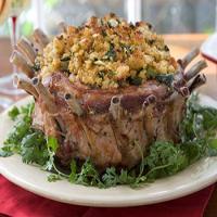 Crown Roast of Pork with Corn Bread-Poblano Stuffing image