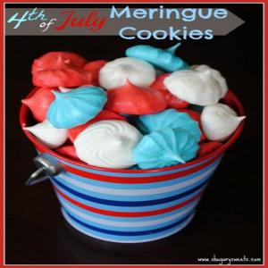 4th of July Meringue Cookies_image