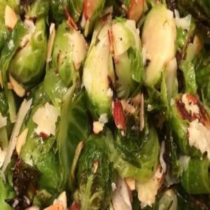 Brussels Sprouts with Almonds and Manchego Recipe_image