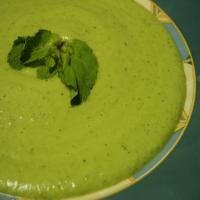 Chilled (Canned or Fresh) Pea and Mint Soup_image