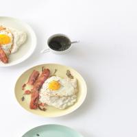 Creamy Grits with Rosemary Bacon image