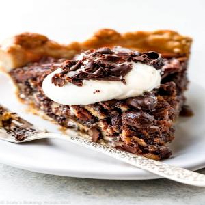 Dark Chocolate Pecan Pie | Sally's Baking Addiction_image