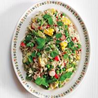 Basmati Rice with Summer Vegetable Salad image