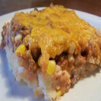 Cheddar Meat and Potato Casserole image