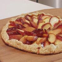 Peach and Plum Galette image
