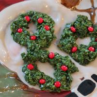 Christmas Cornflake Wreath Cookies image