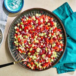 Salad shirazi (tomato, cucumber & red onion salad)_image