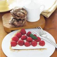 Fresh Raspberry Cream Tart image