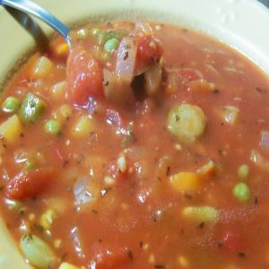 7-Minute Vegetable Soup_image