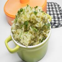 Green Rice with Green Chiles image
