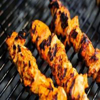 Yogurt-Marinated Chicken Kebabs with Aleppo Pepper Recipe | Grilling_image