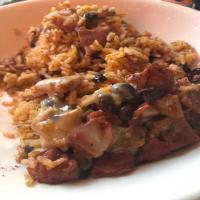 Ham Black Bean and Rice Skillet Dinner image