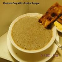 Mushroom Soup With A Touch of Tarragon_image