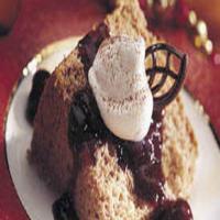 Chocolate-Cherry Angel Cake image