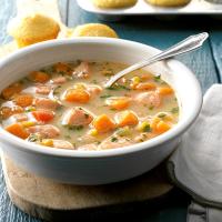 Salmon Sweet Potato Soup image