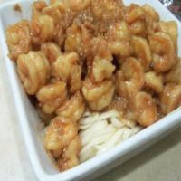 Ginger Shrimp with Udon noodles_image