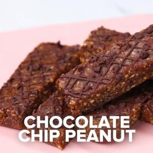 Chocolate Chip Peanut Bars Recipe by Tasty image