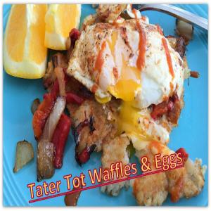 Tater Tot Waffles and Eggs_image