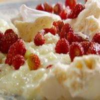 Creamy Rice Pudding with the Quickest Strawberry Jam image