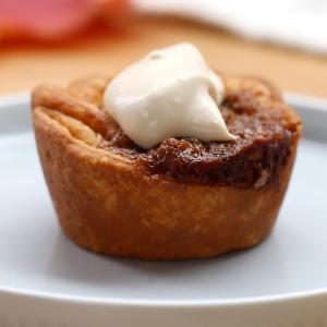 Pumpkin Spiced Butter Tarts With Whipped Cream Cheese Recipe by Tasty image