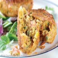 Cajun Style Alaska Salmon & Corn Cakes_image