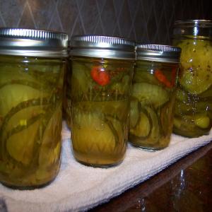 Zucchini Squash Pickles With Ginger and Lemongrass_image