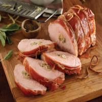 Pork Loin with Prosciutto, Fontina, and Sage_image