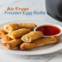 Air Fryer Frozen Egg Rolls_image
