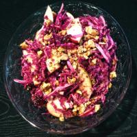 Red Cabbage, Cranberry, and Apple Slaw_image