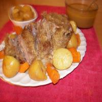 Gleason's Pork Roast with Mustard Gravy_image