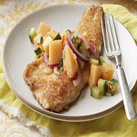 Pan-Seared Trout with Melon Salsa image