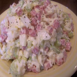 Cold Rice Mozzarella Ham Salad_image