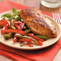 Lemon Chicken and Peppers_image