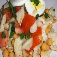 Portuguese Chickpea and Cod Salad image