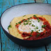 Eggs Poached in Tomato Sauce image