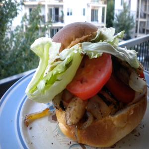 Healthy Grilled Chicken Burger Lazy Darren_image