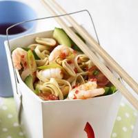 Prawn sweet chilli noodle salad image