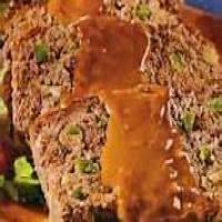 Asian Meatloaf with Peanut Butter Sauce_image